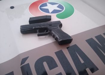 Polícia Militar apreende réplica de arma de fogo
