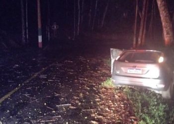 Mulher morre em acidente no Morro da Cruz, em Nova Trento