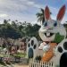 Maior coelho de páscoa de Santa Catarina atrai turistas e incrementa economia de Nova Trento