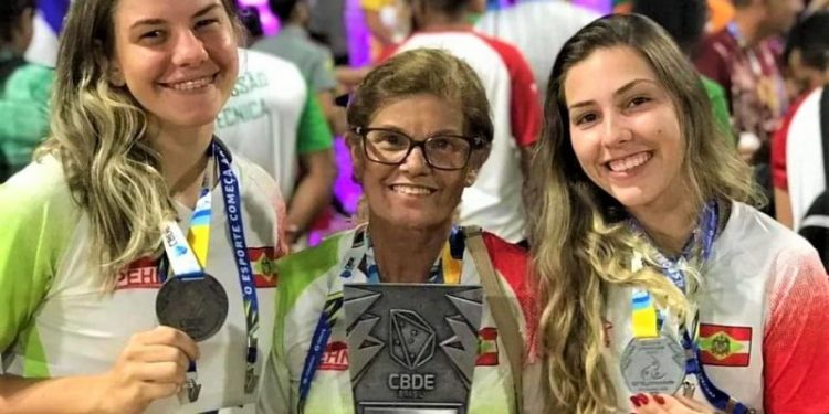 Vôlei de praia: dupla de São João Batista conquista medalha de prata na etapa nacional da Gymnasiade