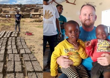 Morador da região participa de missão humanitária na África