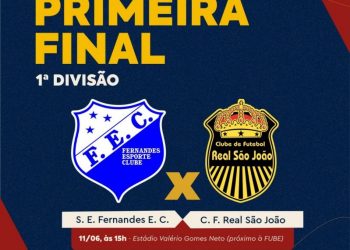 Primeiro jogo da final do Campeonato Municipal 2022 está confirmado para este sábado