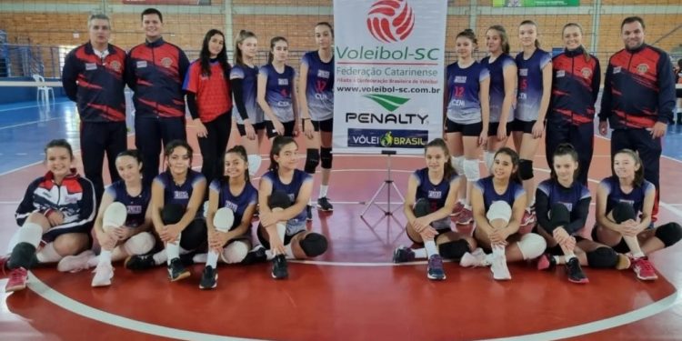 Voleibol: meninas do sub-15 da Fube vencem primeira etapa do campeonato estadual
