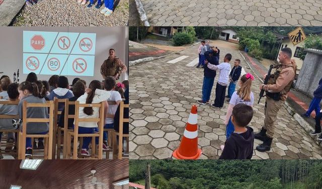 PM de Major Gercino realiza palestras nas escolas do município