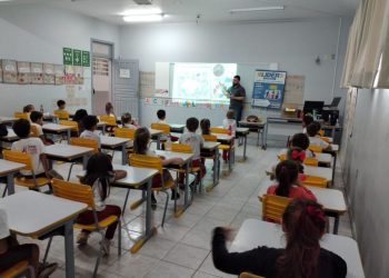 Nova Trento promove palestras sobre resíduos sólidos e coleta seletiva nas escolas