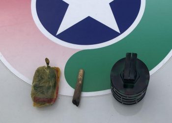 PM flagra homens fumando maconha, no Centro de São João Batista