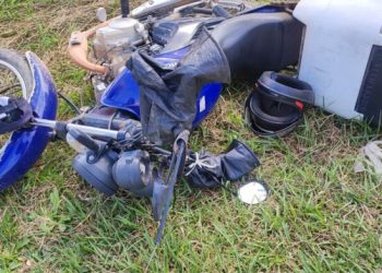 Homem fica ferido em acidente na SC-410, em Canelinha