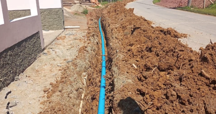 Sisam executa reforço na rede de distribuição de água da Tajuba I