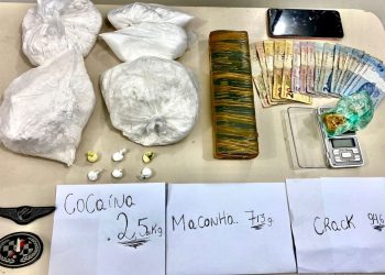 Polícia Militar apreende grande quantidade de drogas na região