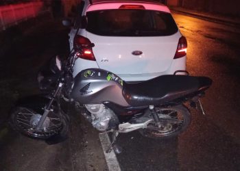 Motociclistas se ferem em acidente no interior de São João Batista