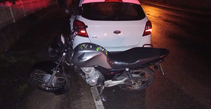Motociclistas se ferem em acidente no interior de São João Batista