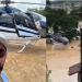Empresário usa helicóptero para resgatar moradores em SJB e região
