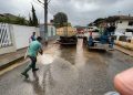 Voluntários de Penha prestam auxílio na limpeza e recuperação de São João Batista