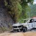 Carro é encontrado totalmente queimado em estrada