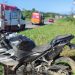 Motociclistas ficam feridos em acidente na SC-410
