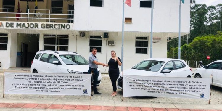 Prefeitura de Major Gercino adquire dois novos veículos para a Saúde