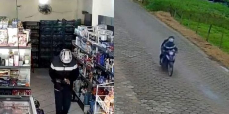 Funcionária de mercado é ameaçada com faca durante assalto em São João Batista