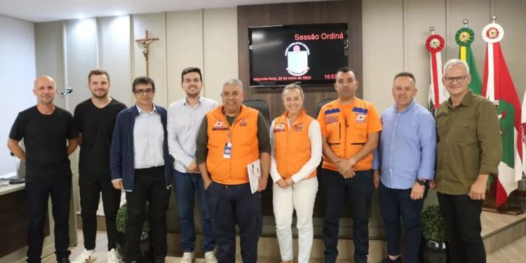 Vereadores de São João Batista se reúnem com Defesa Civil