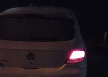 Veículo roubado é recuperado pela PM, em São João Batista