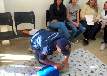 Equipe da UBS Ribanceira do Sul participa de capacitação sobre suporte básico de vida