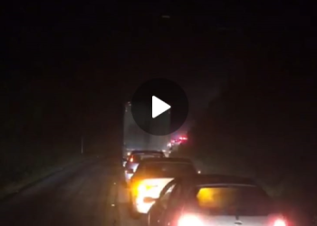 Óleo na SC-108 causa transtornos entre São João Batista e Brusque