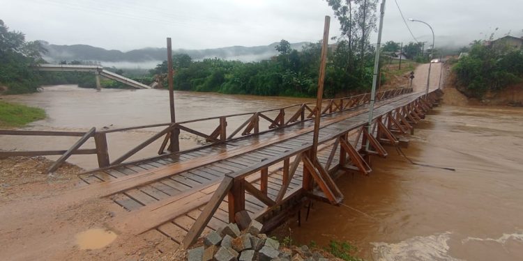 Defesa Civil de São João Batista mantém alerta devido às chuvas