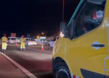 Homem morre atropelado na BR-101, em Tijucas