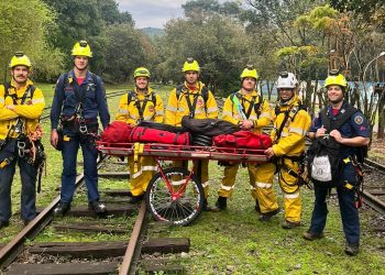 Equipe de resgate técnico com cordas do Corpo de Bombeiros participará de competição nacional