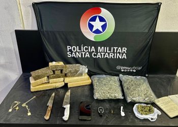 Mais de quatro quilos de entorpecentes são apreendidos pela Policia Militar