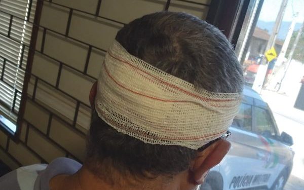 Homem fica ferido após ser atingido por pedra em Canelinha