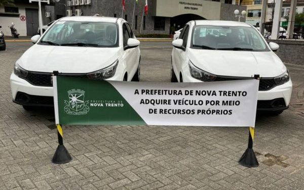 Nova Trento recebe dois novos veículos para integrar a frota da Secretaria de Saúde
