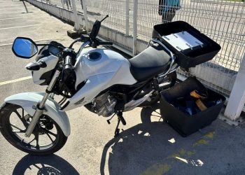 Motociclista fica ferido em acidente no Centro de São João Batista