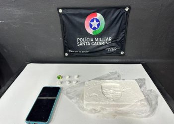 PM apreende cocaína e homem é preso em São João Batista