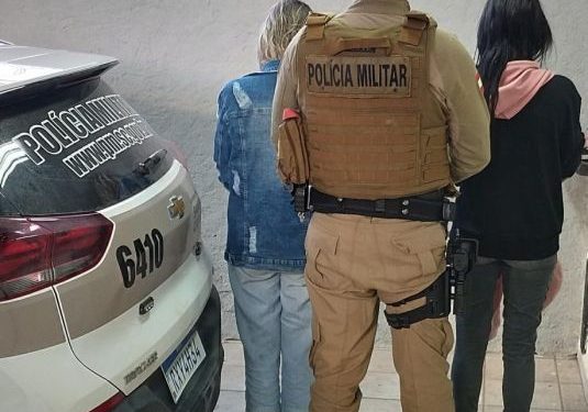 Mulheres são presas por suspeita de furto na CDL de Nova Trento