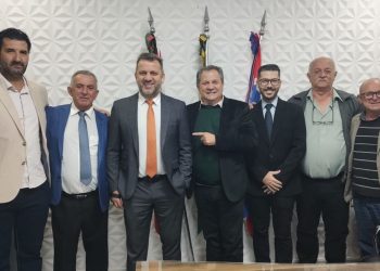 Deputado Jerry Comper visita prefeito Pedroca