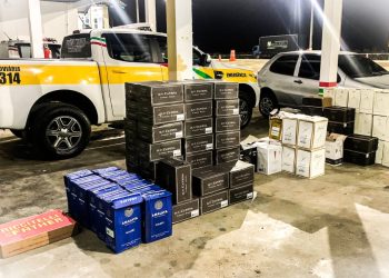 Condutor é flagrado pela PMRv com 700 garrafas de vinho