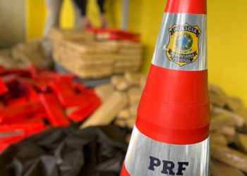 PRF localiza 305 kg de maconha em carro dirigido por adolescente na BR-101