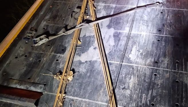 Homens são presos com material furtado da obra do Contorno Viário da BR-101 em Palhoça