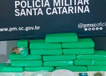Mais de 9 kg de maconha são apreendidos pela Policia Militar