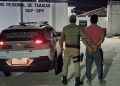 Policia Militar de Tijucas cumpre mandado de prisão no Joaia
