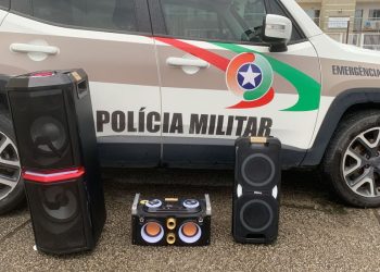 Policia Militar atua no combate à perturbação do sossego em Camboriú