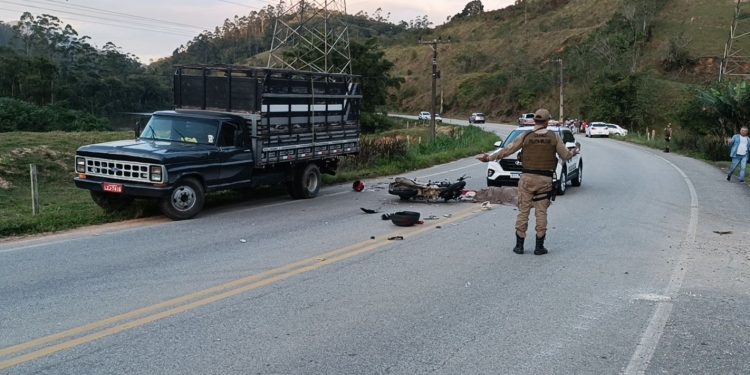 Mulher morre em acidente na SC 108 em Major Gercino