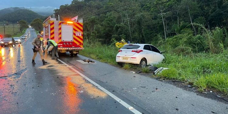 Homem morre em grave acidente na SC 410 em São João Batista