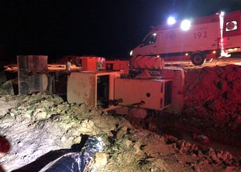 trabalhador morre prensado por retroescavadeira em Tijucas