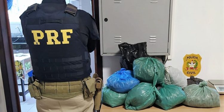 PRF localiza “supermaconha” dentro de malas de ônibus na BR101