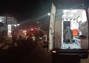 Acidente no Centro de São João Batista deixa motociclista morto