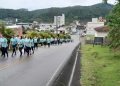 Caminhada Outubro Rosa reúne mais de 100 pessoas em Nova Trento
