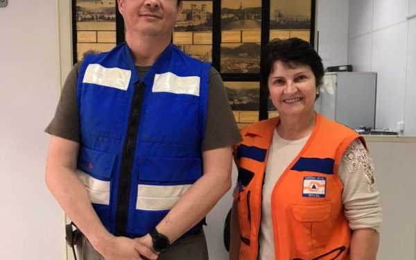 Geólogo da Defesa Civil de Santa Catarina visita Nova Trento