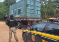 PRF recupera em Barra Velha caminhão furtado minutos antes na BR-101