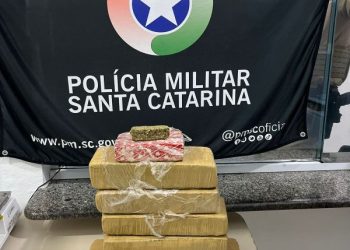 Homem é preso com drogas após acompanhamento em Canelinha